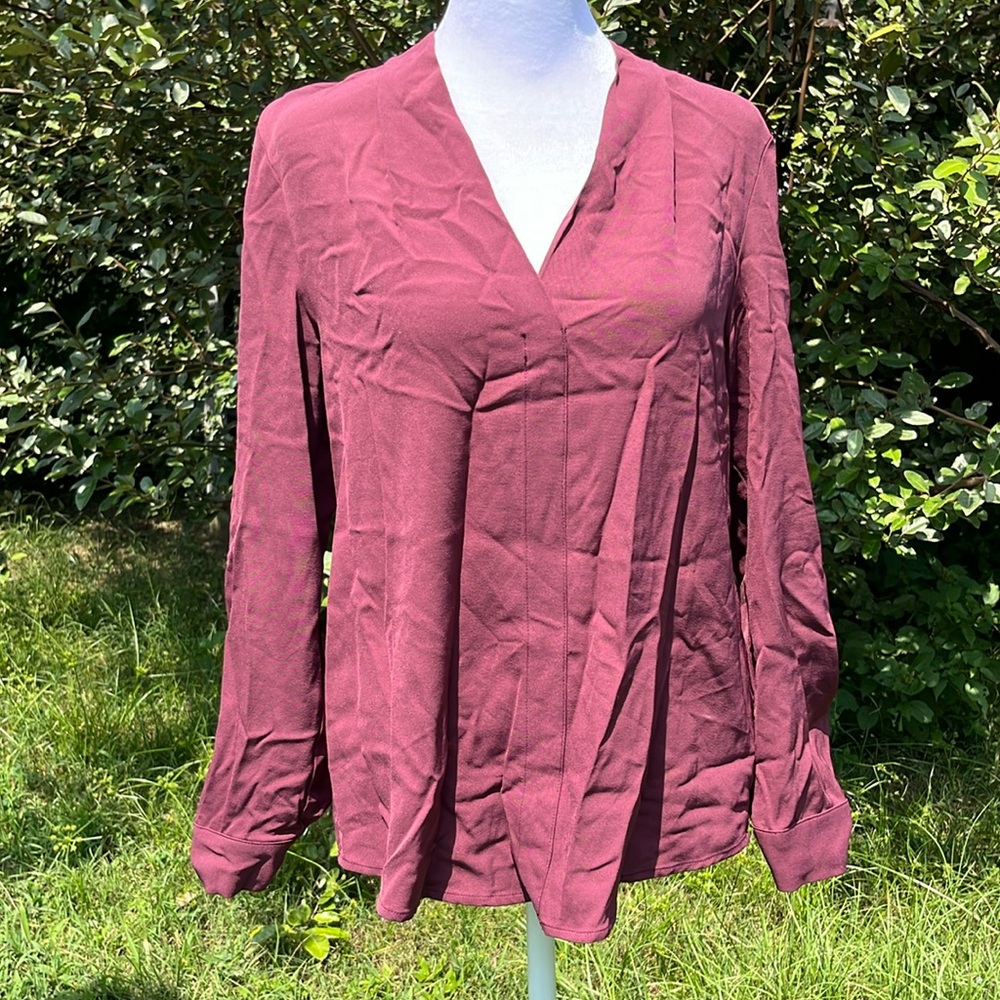 GOLDRAY Luxurious Comfy Blouse Size Medium Solid Basics Top
